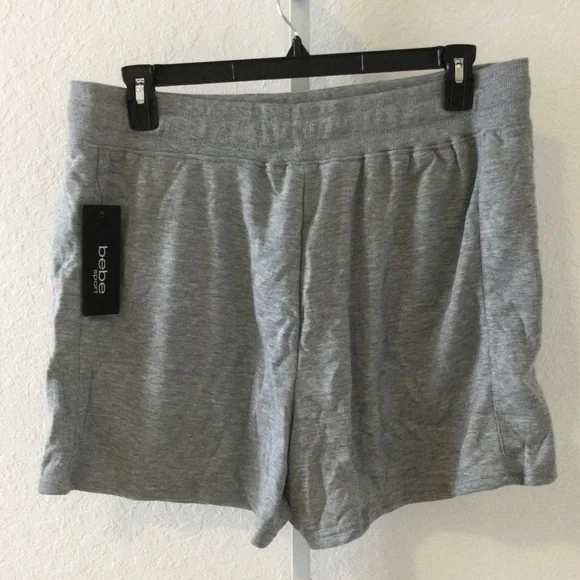 Bebe Sport Heather grey neon lites lounge short Woman’s size 1X - Picture 3 of 9